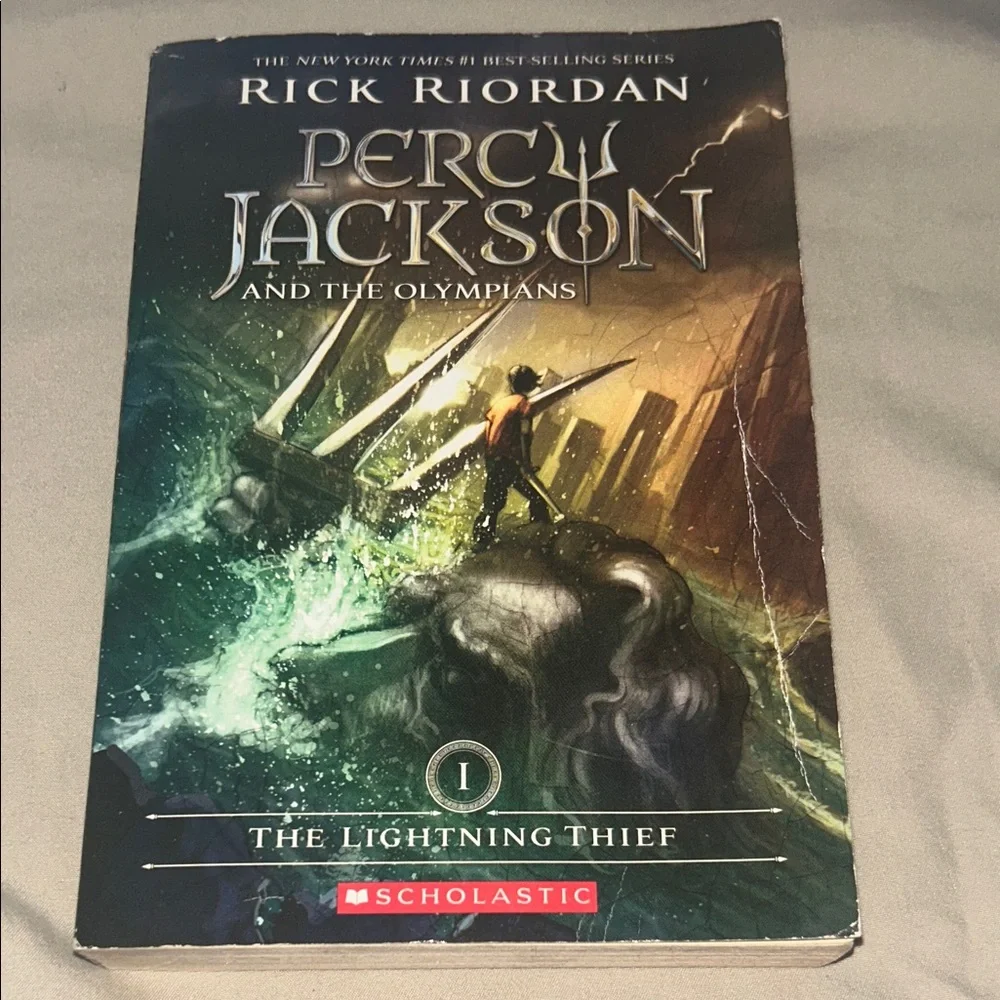 Scholastic Green and Brown Percy Jackson Book - Picture 1 of 2